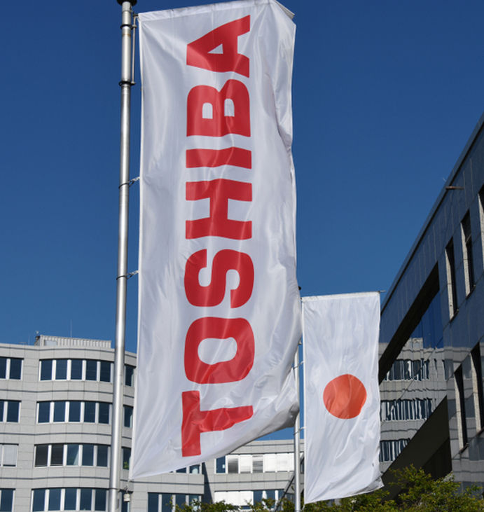 Toshiba. Photo: Shutterstock