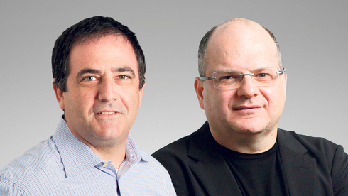 Gil Shwed (right) and Shlomo Kramer. Photo: Amit Shaal Gil Shwed (right) and Shlomo Kramer. Photo: Amit Shaal