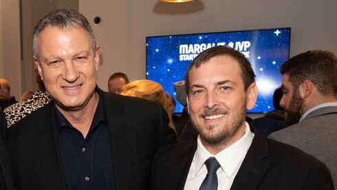  Erel Margalit, Founder and Executive Chairman of JVP and Margalit Startup City (left) and Israel's Consul General in New York, Asaf Zamir. Photo: Nir Arieli