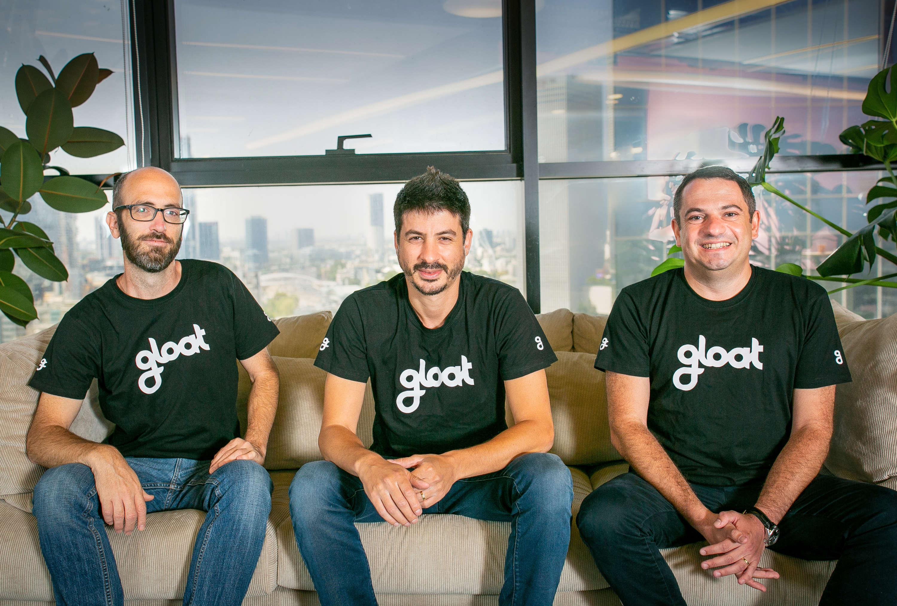 Gloat co-founders Danny Shteinberg, Ben Reuveni and Amichai Schreiber. Photo: Maayan Schwartz Gloat co-founders Danny Shteinberg, Ben Reuveni and Amichai Schreiber. Photo: Maayan Schwartz