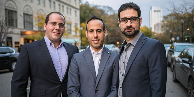 Cybereason co-founders Yonatan Striem Amit (left), Lior Div and Yossi Naar Photo: Cybereason