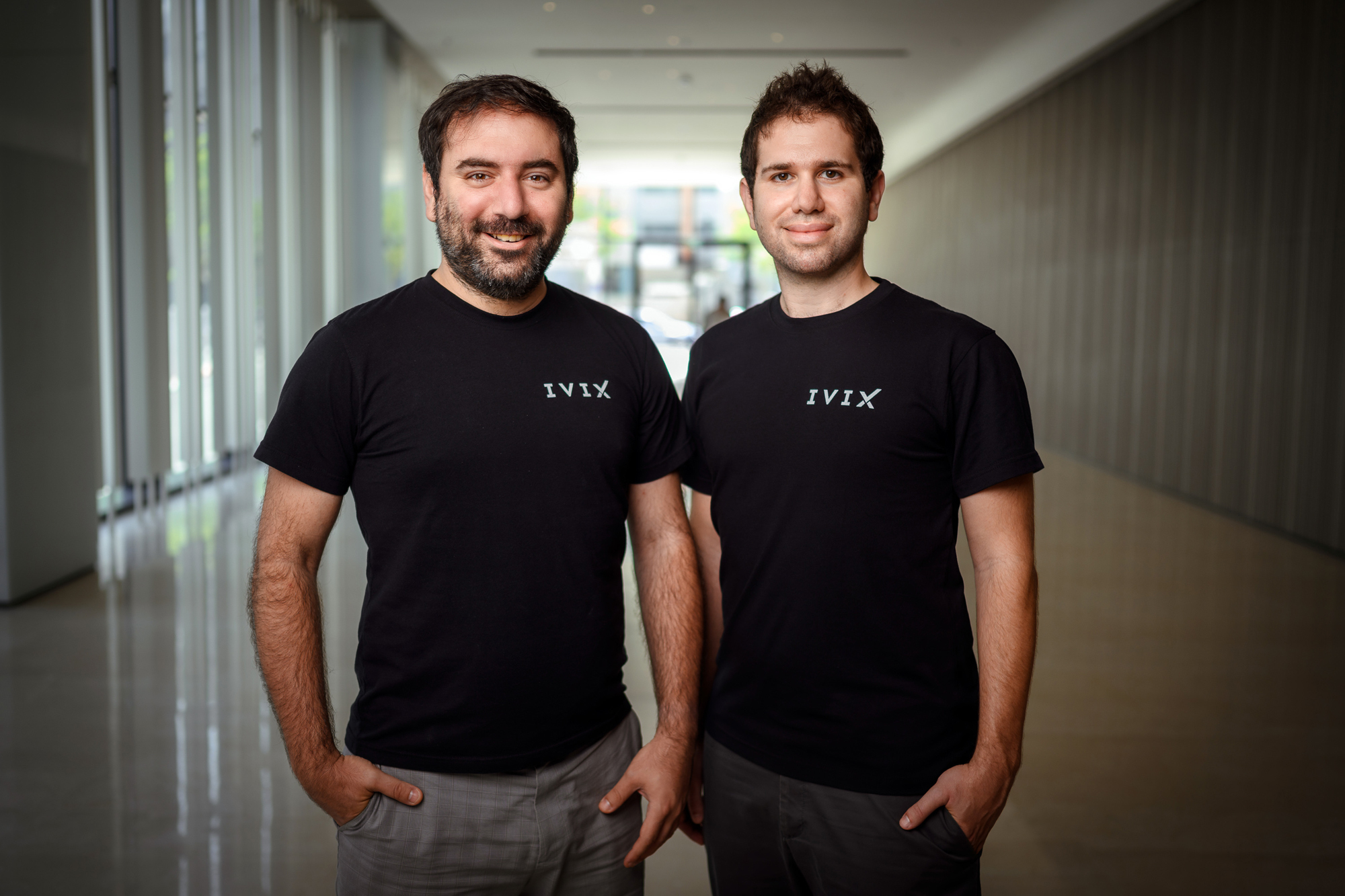 IVIX founders Matan Fattal (left) and Doron Passov Photo: Doron Letzter